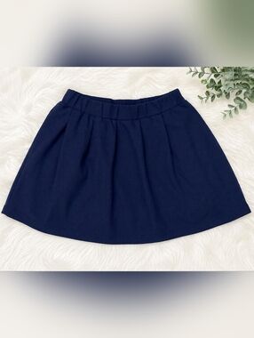 Wonder Nation size 12 navy blue pleated and ruffled Blue Skort